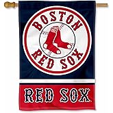 Boston Red Sox Two Sided House Flag