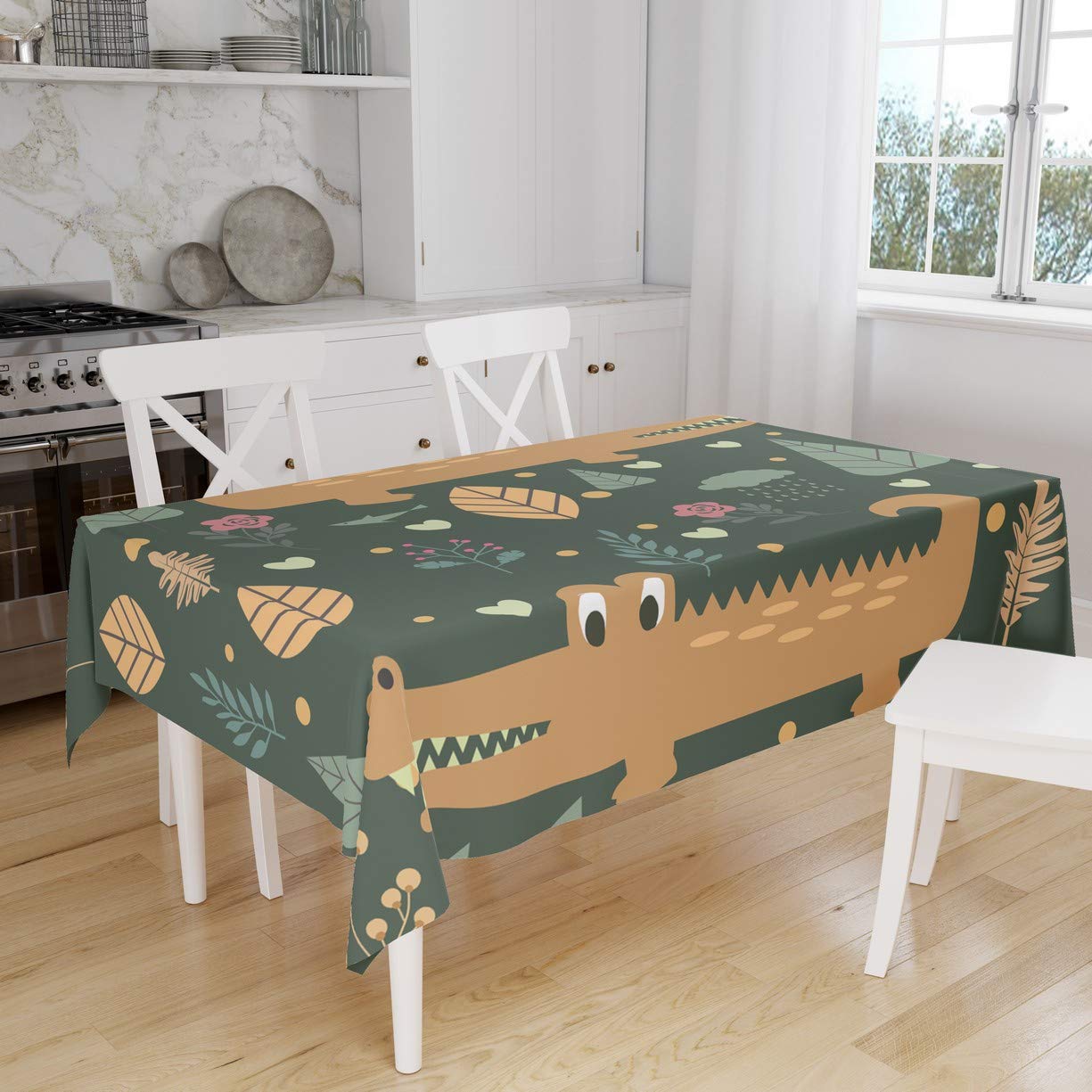 Bonamaison Kitchen Decoration, Tablecloth, 140cm x 160cm - Designed and Manufactured in Turkey