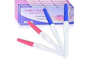 SHENGSEN 4 Packs Fake Pregnancy Test Strips,Always Positive Early Pregnancy Test Kit,Prank HCG Pregnancy Rapid Test for April Fools' Joke Gag,Blue & Pink