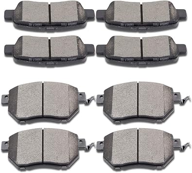 Amazon Com Scitoo Ceramic Brake Pads Disc Kits Fit 05 06 For Nissan Altima 03 04 05 06 07 2008 2009 2010 2011 2012 For Nissan Murano 2004 2008 For Nissan Maxima 2003 2005 For Infiniti Fx45 Fx35 Automotive