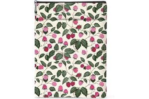 JEILINK Book Sleeve Books Protector Books Pouch Book Lovers Gifts Bookish Gifts Waterproof Cover with Zipper for Strawberry Printed Gift Bag for Women Daughter Girl Sister Birthday Friendship