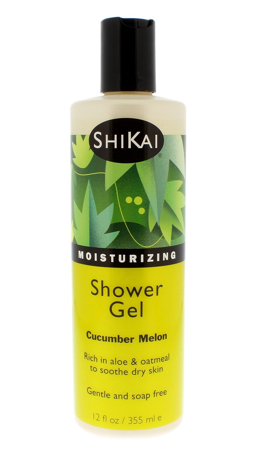 Shikai Shower Gel - moisturizing cucumber Melon purified Water (Aqua), Aloe barbadensis Gel (certified Organic), tea lauryl sul (081738363025)