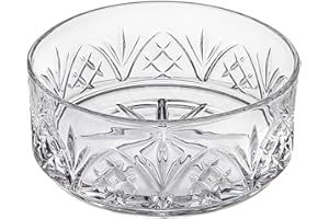 Godinger Snack Bowl, Nut Bowl Candy Bowl, Crystal Dublin Collection