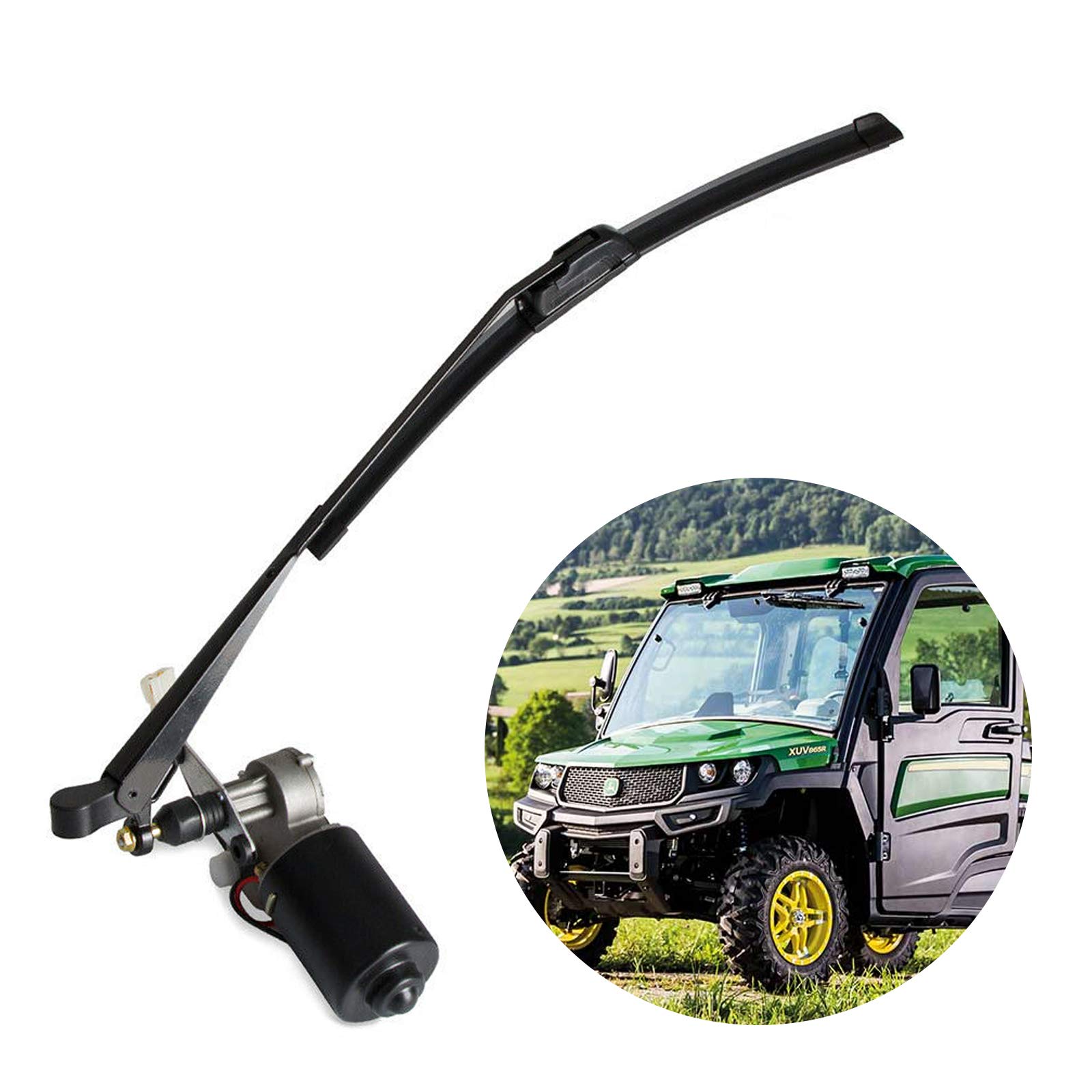 Buy MODIFYGT 12V UTV Electric Motor Windshield Wiper Kit Compatible