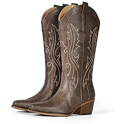 IUV Cowboy Boots For Women Western Cowgirl Boots