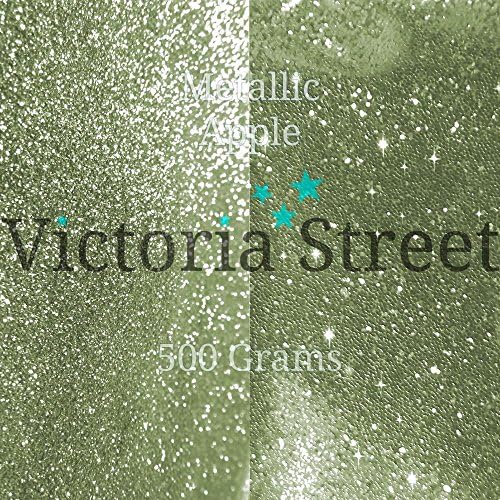 Victoria Street Glitter - Metallic Apple - Fine 0.008" / 0.2mm Light Green Mint[25 Grams]