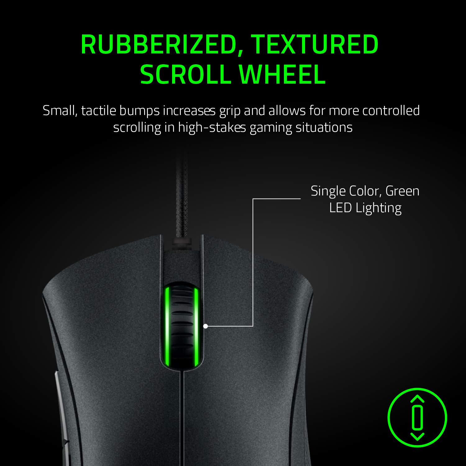 Razer DeathAdder Essential (2021) - Kabelgebundene Gaming-Maus mit Optischem Sensor mit 6400 DPI (5 programmierbare Tasten, Ergonomischer Formfaktor, 10 Millionen Klicks Lebensdauer) Schwarz 5