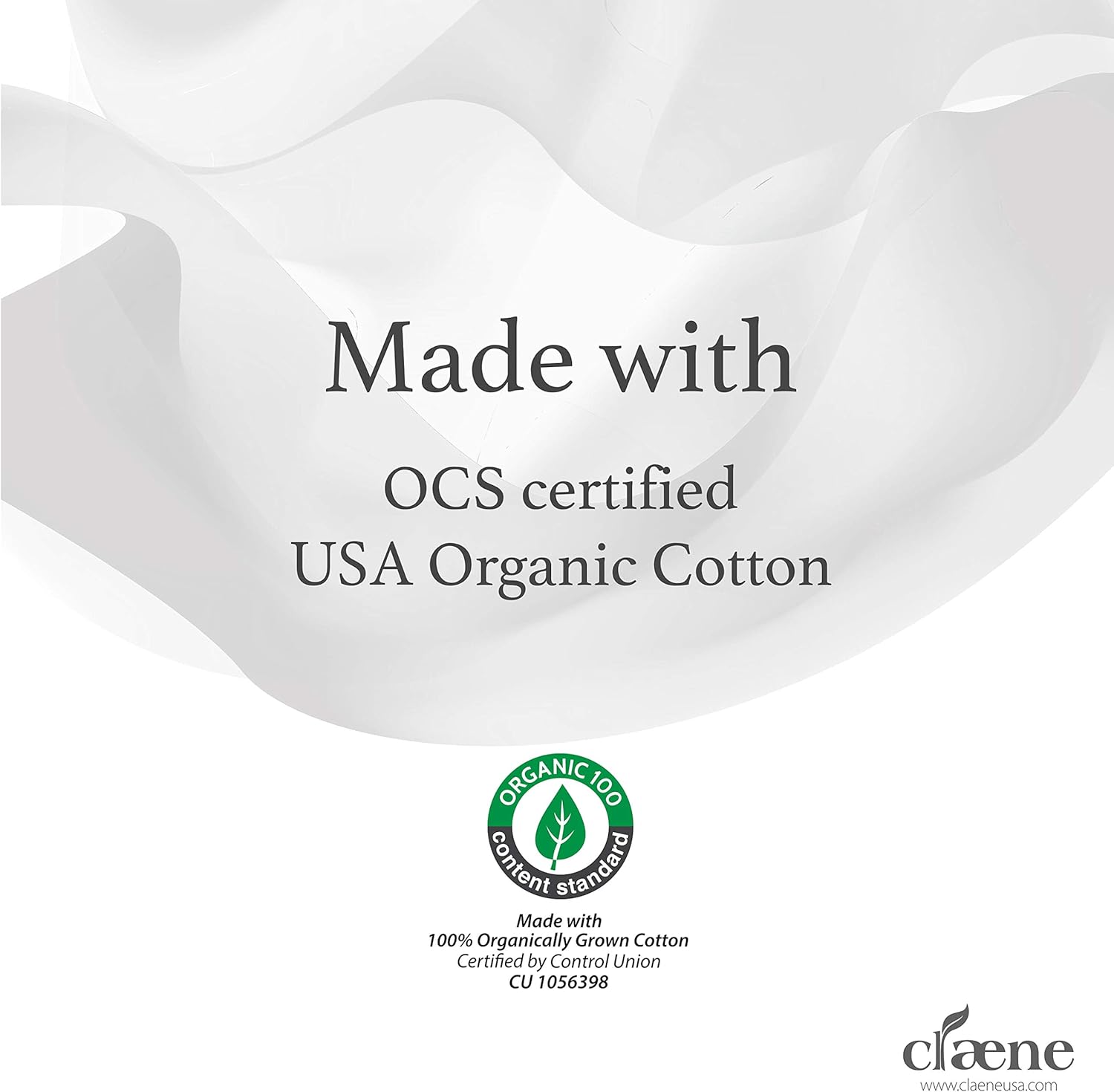 Claene Organic Cotton Cover Pads, Menstrual Regular Pads for Women, Unscented, Breathable, Natural Sanitary Napkins with Wings (Regular, 1 Pack, Total 16): Health & Personal Care
