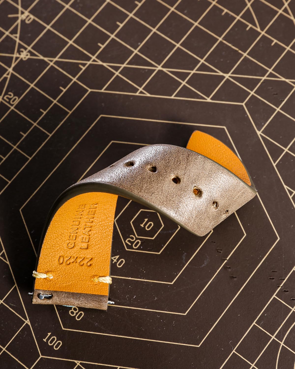 REZERO Quick Release Watch Band, Top Grain Leather Watch Straps, Italian Calfskin Watchbands Replacement 18mm 19mm 20mm 21mm 22mm 23mm 24mm for Men, Women