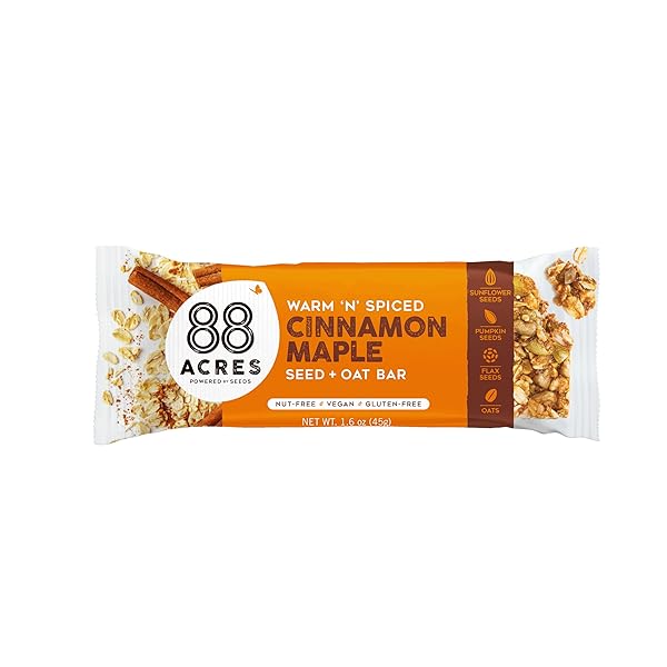 88 ACRES BAR SEED OATS N CINNAMON 1.6 OZ