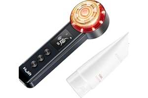 Radio Frequency Skin Tightening Device | 6 in 1 Home RF Face Beauty Device | Professional Facial Skin Tightening | Lifting | Wrinkle Reducing | Anti Aging | Depuff | Increase Absorption(with Gel)