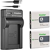 Kastar Slim USB Charger for Sony NP-BK1 & Cybershot DSC-W180 to W980, Webbie MHS-CM1 & PM1 to PM5, Bloggie MHS-CM5