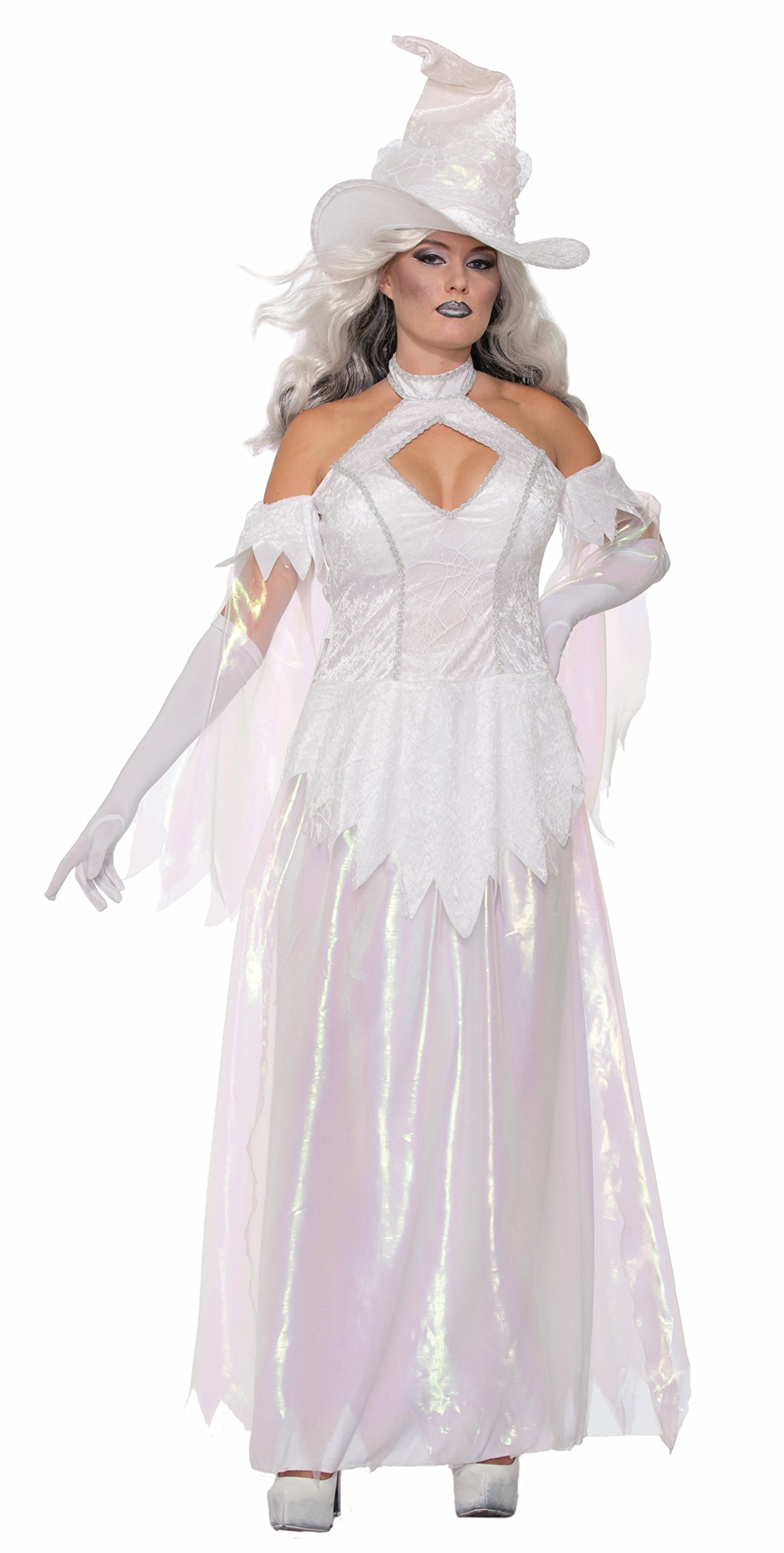 Bristol Novelty 76929 Crystal Magick Costume set | For Women | White, UK Size 10-14