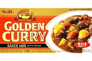 S&B Golden Curry Sauce Mix, Mild, 7.8-Ounce (Pack of 5)