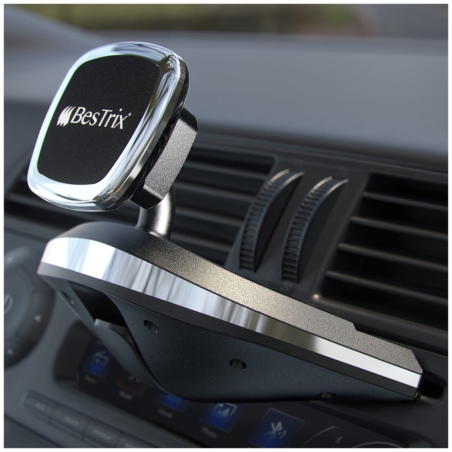 Bestrix Portable Electronic Device Mount | Universal Magnetic Car Cell Phone Holder | Compatible with iPhone, Galaxy & More