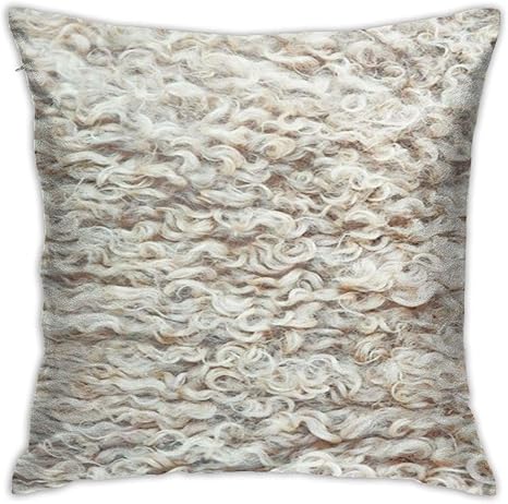 Amazon たくさんのウール枕カバー 耐久性通気性抗菌消臭ソフトコンフォート枕カバー リネンクッションセットウエストピローケースソファ家の装飾リビングルーム ベッドサイド 車 宴会などに適しています 寝具カバー シーツ オンライン通販