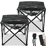 XplrKamp Padded Camping Stool, 18 Inch Oversized