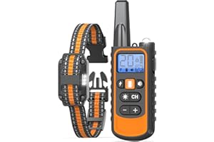 DOPARET Dog Shock Collar, 3300FT Dog Training Collar with Remote for 8-120lbs Small Medium Large Dogs, Rechargeable Waterproof Electronic Training Collars with 3 Training Modes, Security Lock