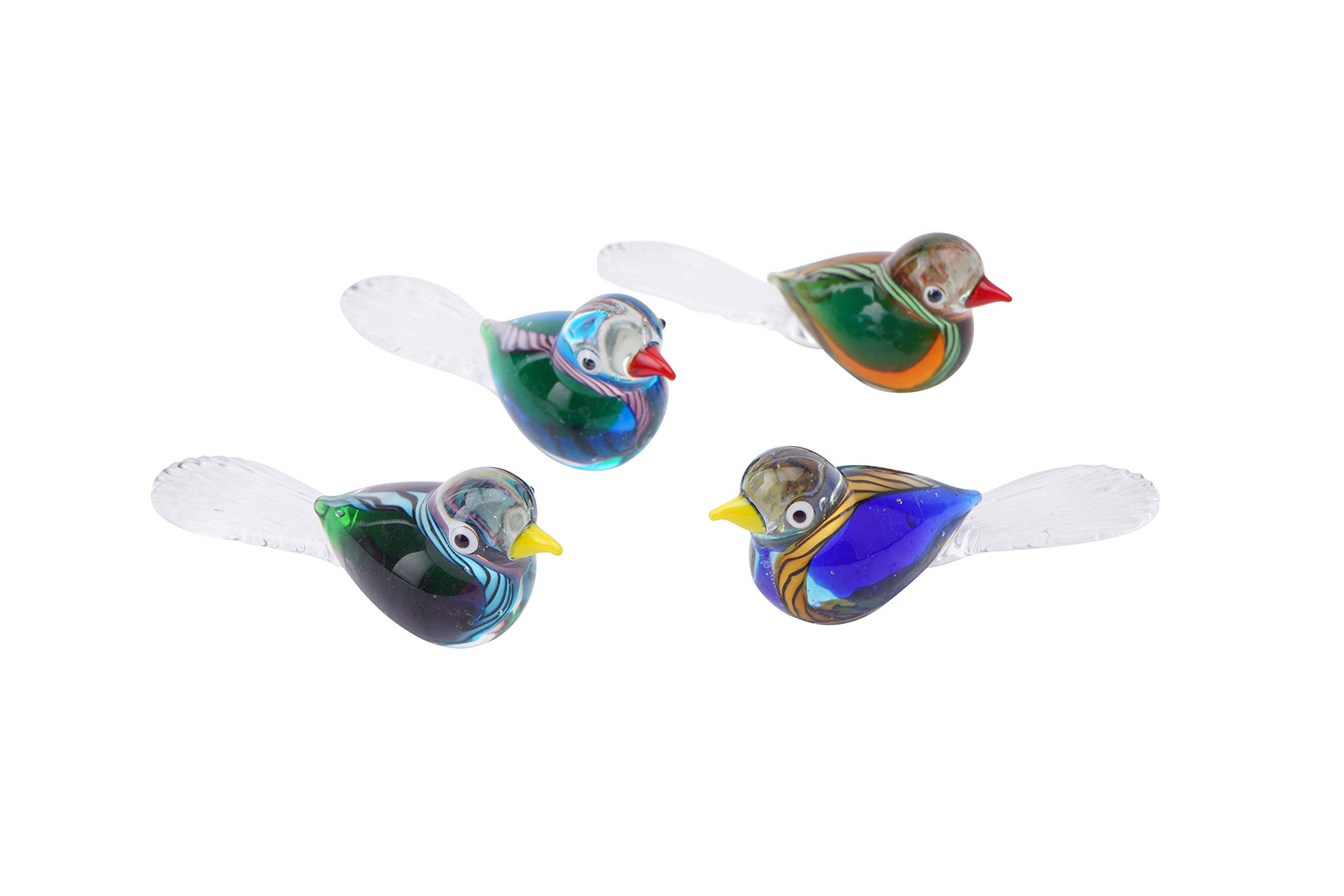 CGB Giftware Glass Bird in Gift Box | One Design To Be Chosen At Random | Only One Bird Will Be Supplied | From Artisan Glassware Range | Ornament | FT514