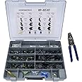 Weather Pack Connector Kit WP-405 with T-18: 1, 2, and 3 Way Sealed Weatherproof Automotive Electrical Connectors 20-12 Gauge 405 Piece Kit With T-18 Crimp Tool