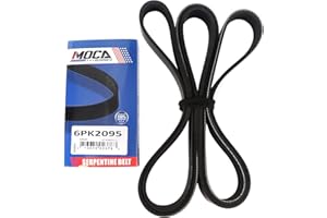 MOCA AUTOPARTS MOCA 6PK2095 Serpentine Belt Compatible with 2005-2008 for Chrysler 300 3.5L 5.7L, 2002-2007 for Dodge Caravan 3.3L, 2004-2008 for Mazda 6 3.0L, 2002-2008 for Dodge Grand Caravan 3.3L