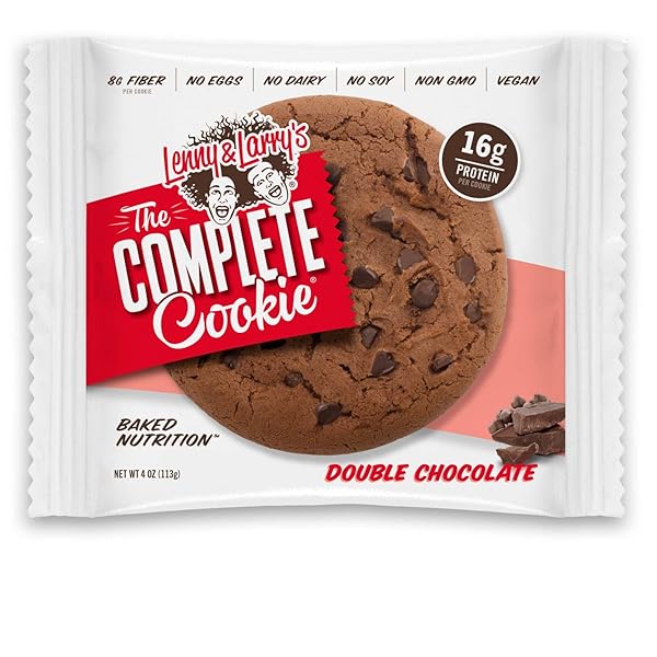 LENNY & LARRY`S DOUBLE CHOCOLATE COMPLETE COOKIES ( 12/4 OZ)