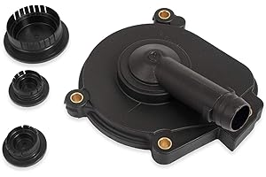RANSOTO PVC Vent Valve Crankcase Breather Oil Separator Cover and Camshaft Expansion Plug Kit Compatible with Mercedes ML350 