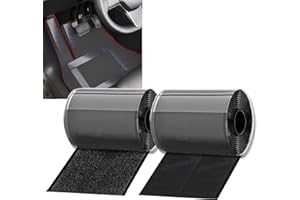 KAEGREEL Hook and Loop Tape with Adhesive for Cars RV, High Temperature Resistant Adhesive Tape for Car Mats, Visor, Truck Liner, Ideal for Smooth Surfaces, 11CM Wide 2M Long