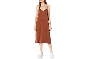 The Drop Women's Ana Silky V-Neck Midi Slip Dress