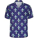Regenboog Mardi Gras Hawaiian Shirts for Men Women, Christmas Button Up Shirts, Hawaiian Holiday Shirt