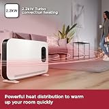BLACK+DECKER 2.2KW Smart Convection Heater 3 Settings 24h Timer White view 4