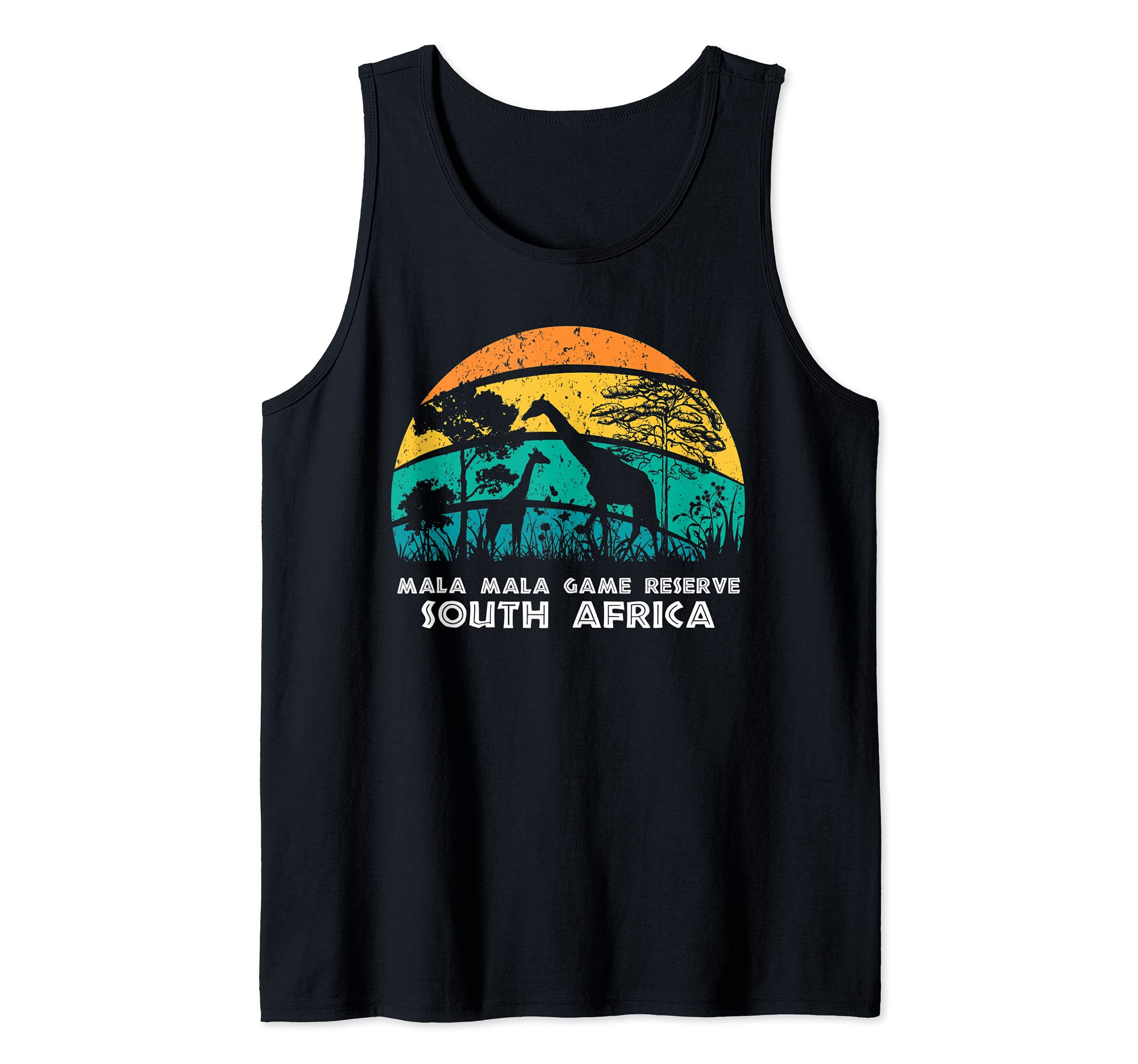 Vintage Retro Mala Mala Game Reserve, South Africa Africa Sa Tank Top