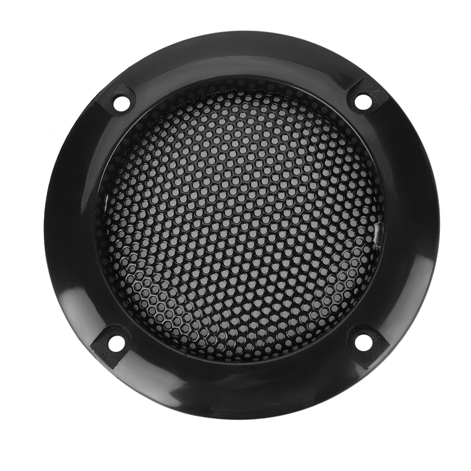Bindpo Speaker Cover,2in Metal Speaker Decorative Steel Mesh Circle Car Speaker Protective Mesh Cover for Speakers,Car Speakers(black)