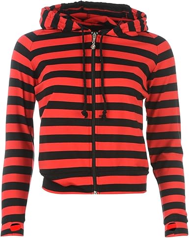 red and black hoodie womens