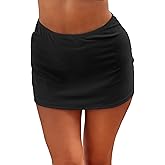 Sunsets Pacifica Cove Mini Skirt Women's Swimsuit Cover-Up in Ribbed Fabric