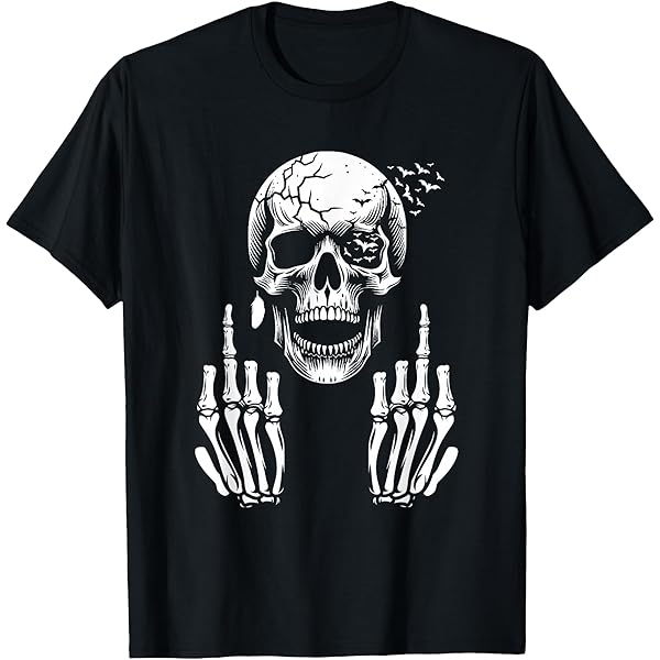 Amazon.com: Halloween Oh Snap Skeleton Broken Leg T-Shirt
