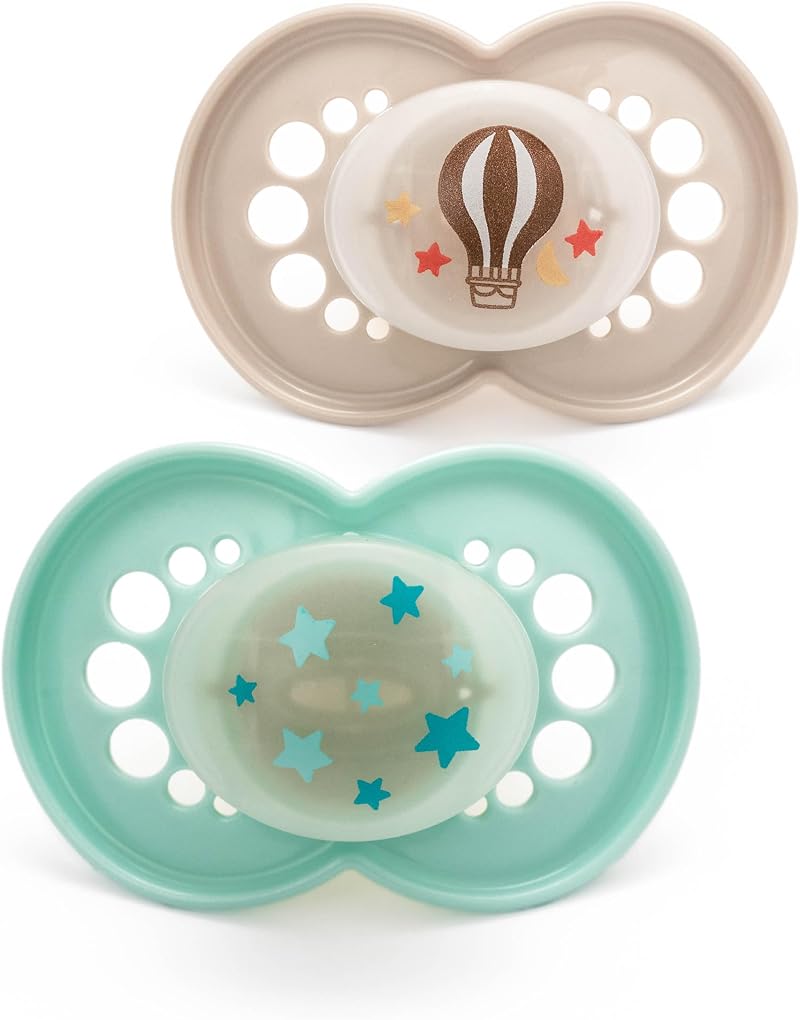 MAM Latex Original Night Soothers 18-36 Months Glow in the Dark 2 Pack