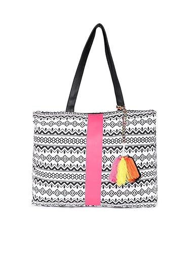 Kanvas Katha Womens Tote Bag (Multicolor)