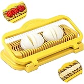 Larger Banana Slicer Egg Slicer for Hard Boiled Eggs, Stainless Steel & Aluminium Wires Strawberry slicer Multipurpose Heavy 