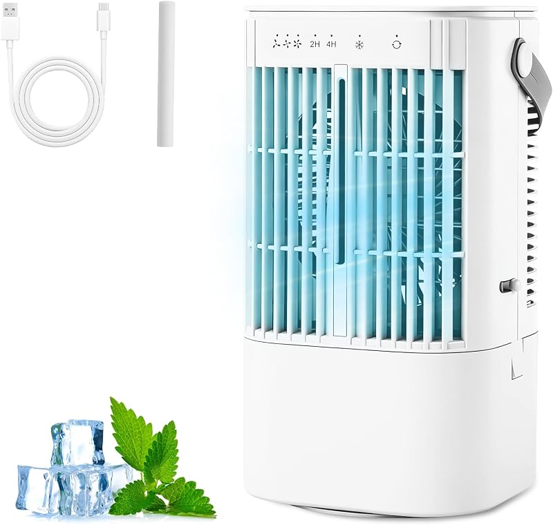 Mobile Ventilator mit 900ml Wassertank 2/4 h Timer — Foto 1 von 8