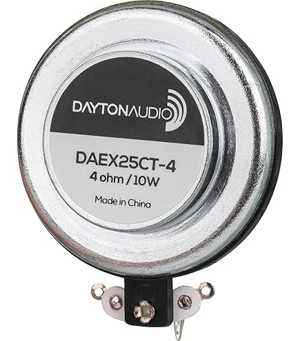 Amazon.com: Dayton Audio DAEX25W-8 Waterproof 25mm Exciter 10W 8