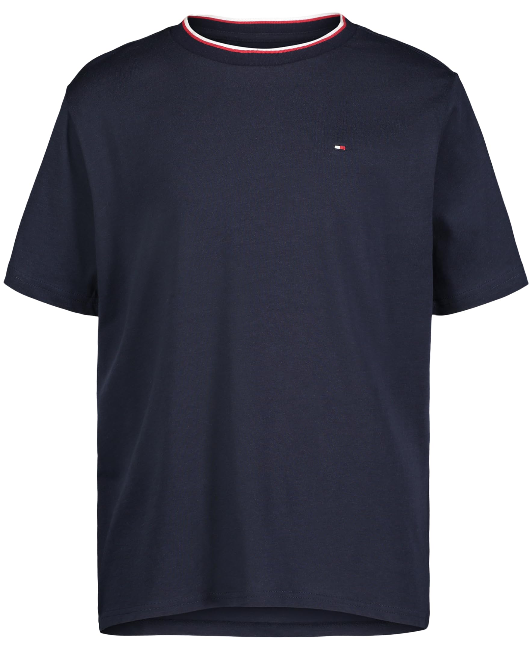 Tommy Hilfiger Boys' Short Sleeve Ringer Crew Neck