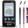 QLUUE Digital Multimeter, 5999 Counts Multimeter with Smart Mode, NCV Test, DC/AC Voltmeter Tests Voltage, Resistance, Frequency, Continuity and Live Cables, Multi Tester for Household, Automotive