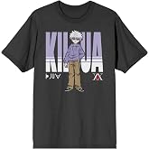 Hunter X Hunter Killua Adult Charcoal Crew Neck Short Sleeve T-Shirt