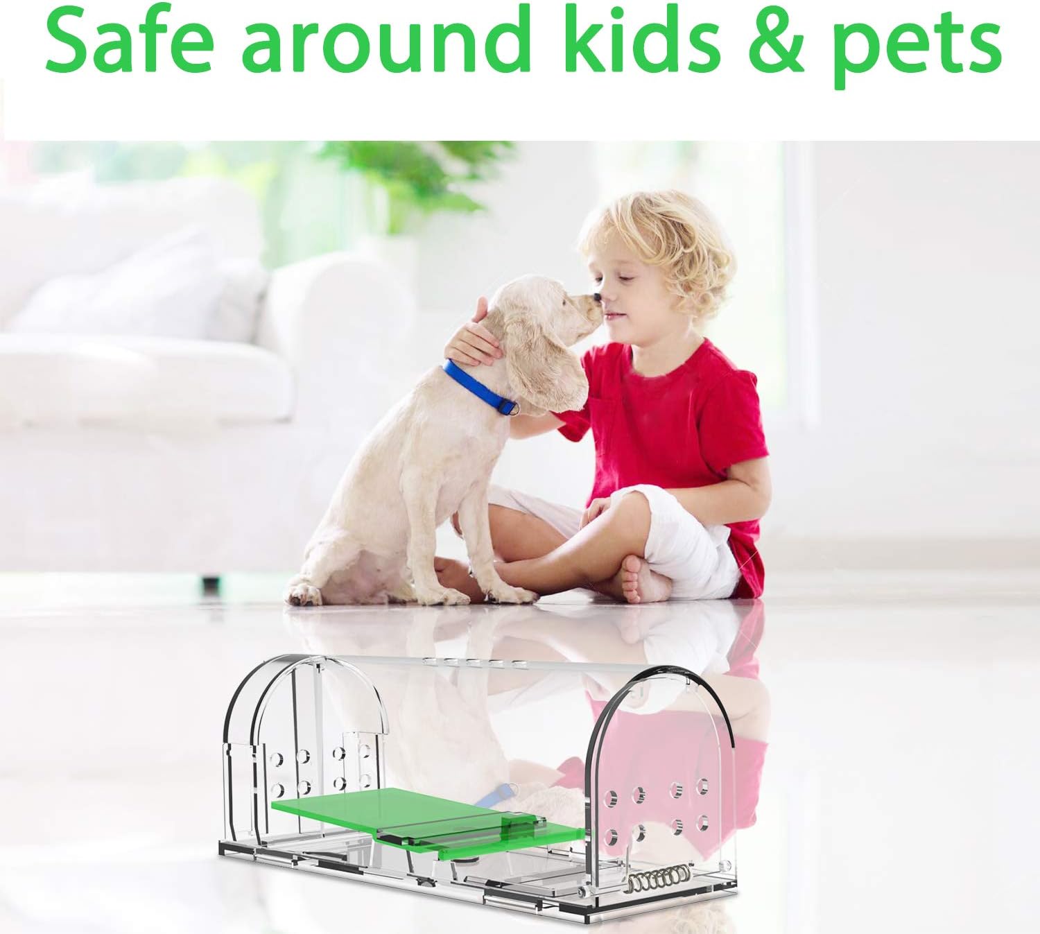 Thanos Smart Mouse Trap No Kill Mousetraps Live Catch That Works Safe for Home : Garden & Outdoor