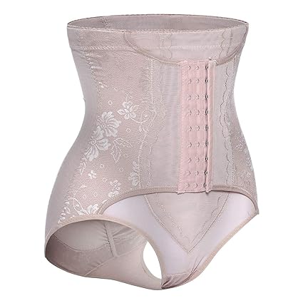 Bingrong Damen Miederhose formender Miederslip Bauchweg Unterhose Sheapwear Po Push-up & Lifter Panty Rücken transparent Hösc