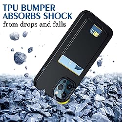 Petocase for iPhone 12 Pro Max Wallet Case Card