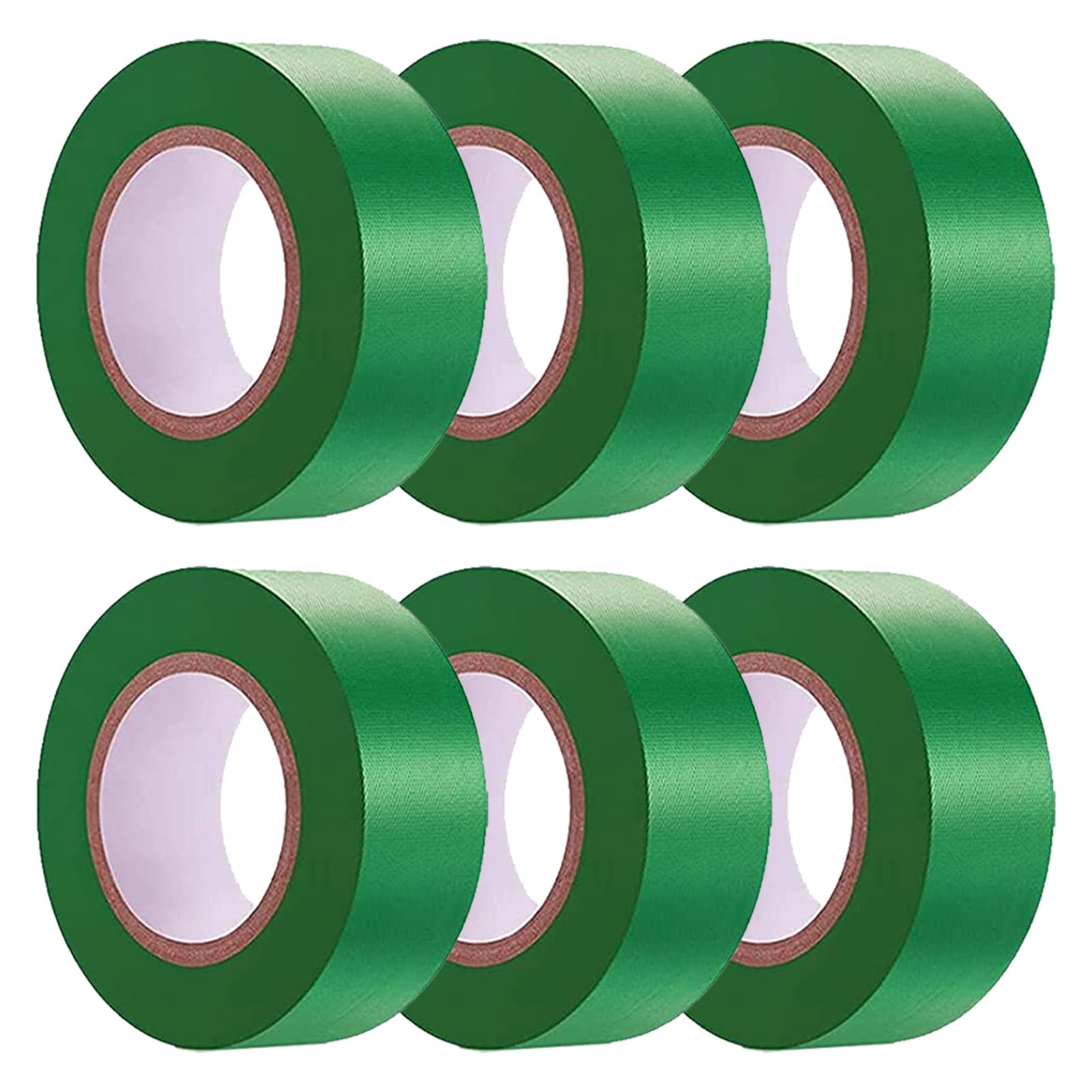 Tree Protection Flagging 6 Pack Dark Green Flagging Tape, Non-Adhesive Plastic Ribbon Neon ...