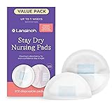 Lansinoh Stay Dry Disposable Nursing Pads, Soft and