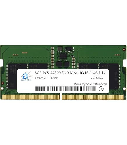 Samsung 8GB DDR5 4800MHz SODIMM PC5-38400 CL40 1Rx16 1.1V SO-DIMM